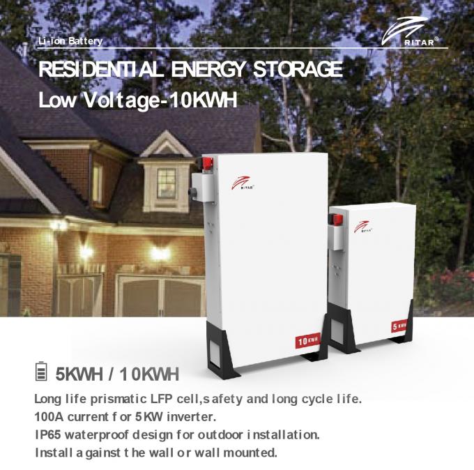 低電圧60-280AH リチウム電池 48v 200ah 太陽光とハイブリッドシステムのための家庭用エネルギー貯蔵 6