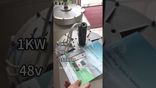 1KW比較ビデオ#GREEF #greenenergy #renewableenergy #cleanenergy #axisfluxcorelessgenerator