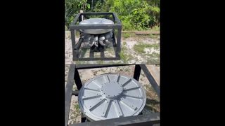 5KW-100RPM ブラジルで稼働するコアレス軸磁束 PM 発電機 #corelessgenerator#axisfluxgenerator