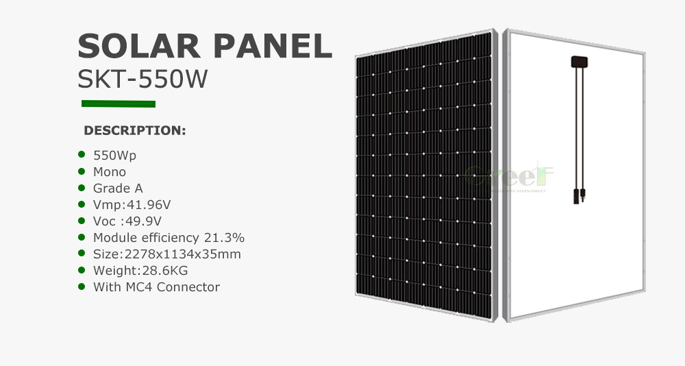 単結晶シリコンソーラーパネル、バッテリー、インバーターを備えた、オン/オフグリッド太陽光発電システム