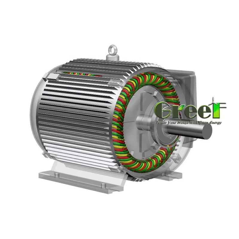 10kW 永久磁石発電機 定番電圧 20rpm-3000rpm 定番回転