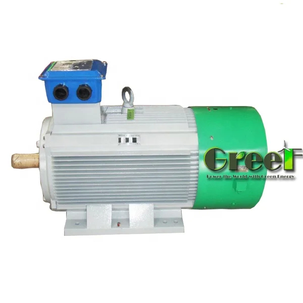 20rpm-3000rpm 空気冷却方法 3相恒磁発電機 低速発電