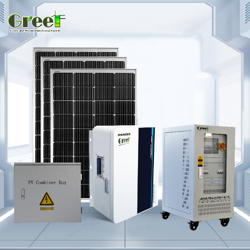 24 時間 作業 時間 10KW の 負荷 電力 の 5kw オフ グリッド 太陽 システム