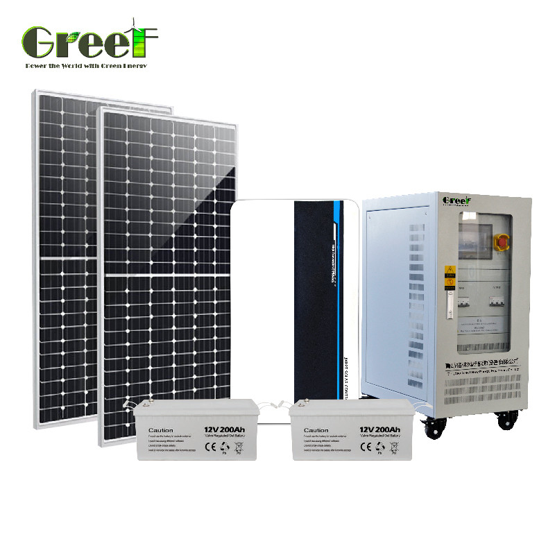 48-240V出力電圧 5kw ゲル電池を使用したオフグリッド太陽系
