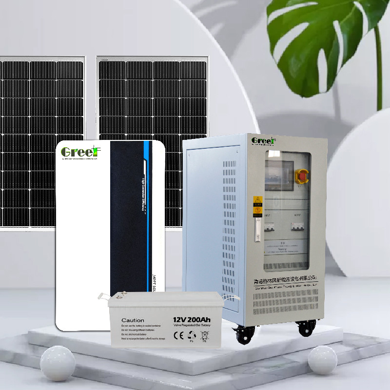 48-240V出力電圧 5kw ゲル電池を使用したオフグリッド太陽系