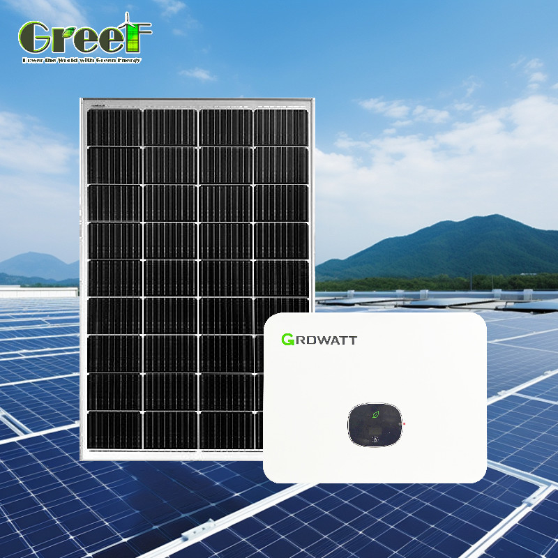 LCDディスプレイ 5kW PV太陽光システム 5000W ロードパワー ハイブリッド太陽光システム リモコン付き