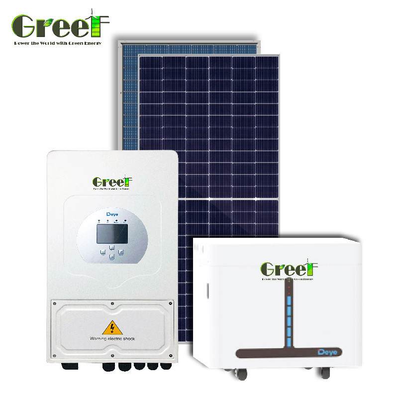 98%効率 ハイブリッド太陽光系 8Kw-10Kw 定量出力 PV パネル設置