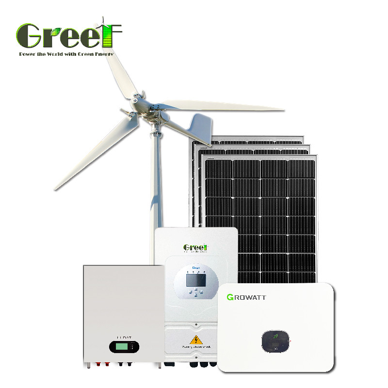 グリッド・タイド/ハイブリッド風力タービンコントローラ 2kW 3kW 5kW 10kW DC出力タイプ 風力タービン 水力タービンシステムソリューション
