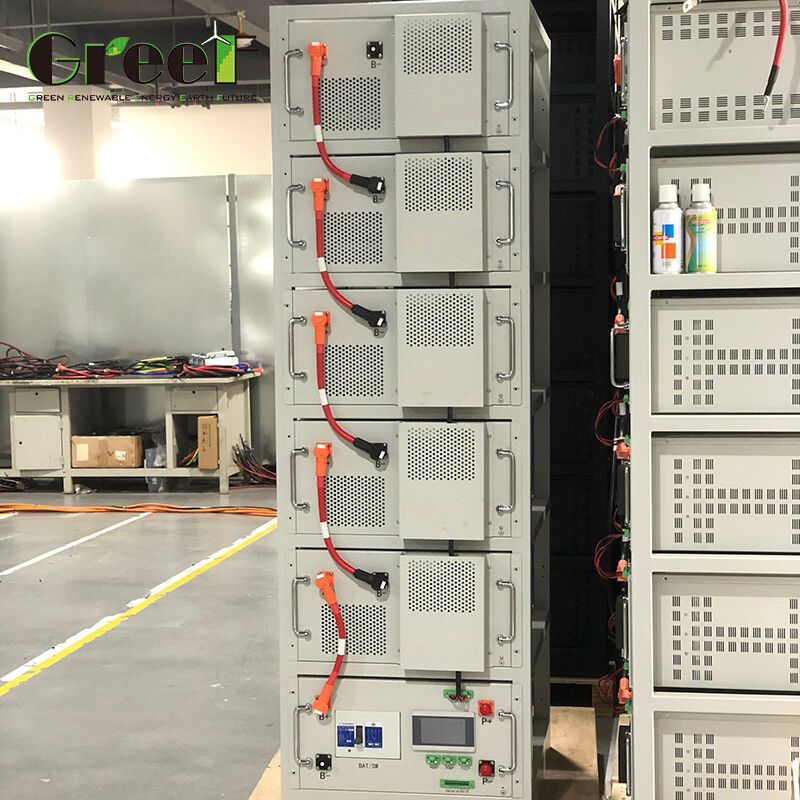 エネルギー貯蔵と産業用アプリケーションのための6000以上のサイクル寿命を持つBMS51.2Vリチウム電池