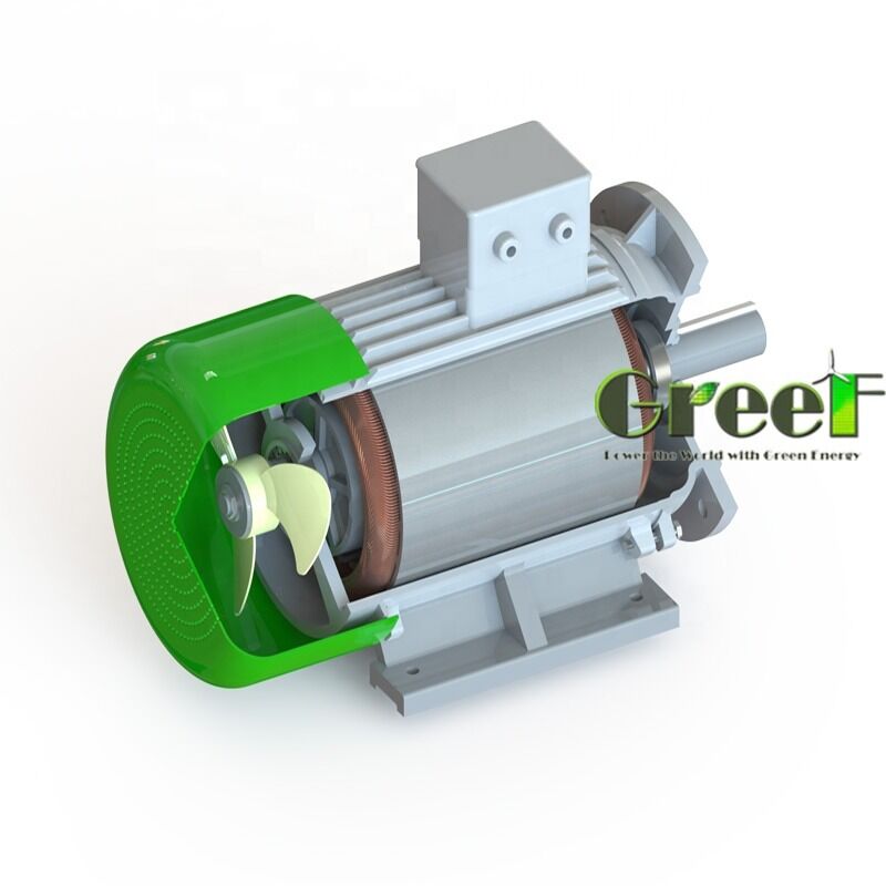 IMB3 IMB5 IMB35 設置 常磁石発電機 電気発電機 100% 銅線 Nd Fe B 材料から成る 工業用