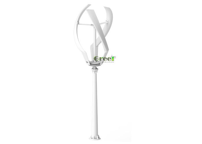 3pcs 垂直軸の風力タービン FRP刃 ≤20db 騒音安全 風速 50m/s